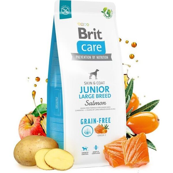 Brit Karma dla Psa Alergika Junior Large Łosoś 12kg