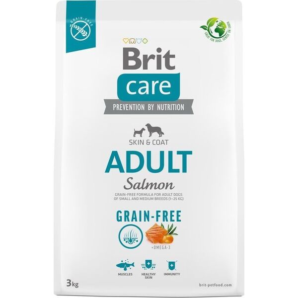 Brit Sucha karma dla psa Dog Grain-Free Adult Salmon 3 kg