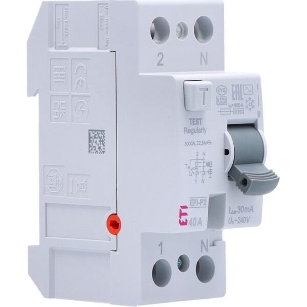 ETI Wyłącznik różnicowoprądowy EFI-P2 AC 40/0.03