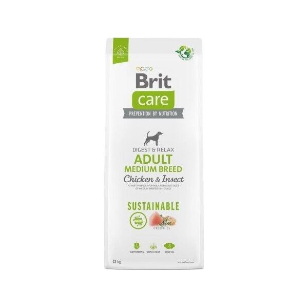 Brit Care Sustainable Adult Med Chicken Insect 12kg