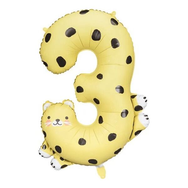 Party Deco Balon foliowy 3 Gepard 68x98cm