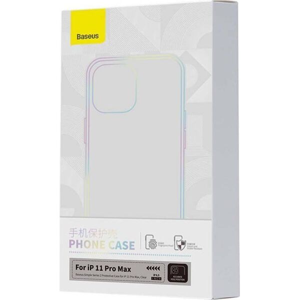 Baseus Przeźroczyste Etui Baseus Simple do iPhone 11 Pro Max
