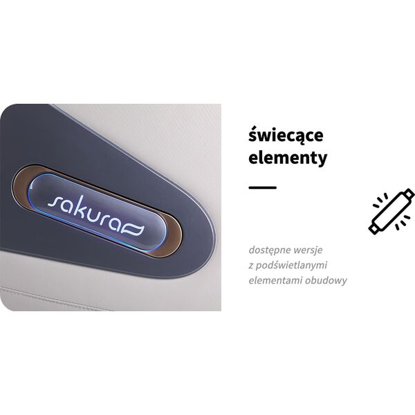 Activeshop Sakura fotel masujący Comfort Plus 806 szary