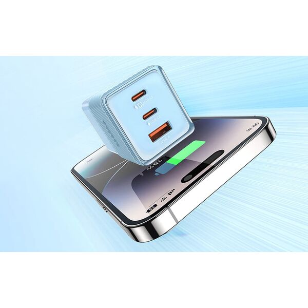 Ładowarka Mcdodo Ładowarka sieciowa GaN 65W Mcdodo CH-1501 2x USB-C, USB-A (czarna)