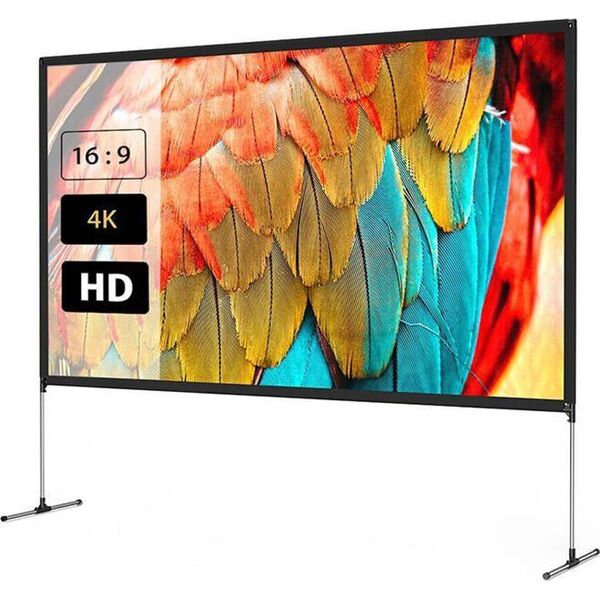 Ekran do projektora Blitzwolf Przenośny ekran projekcyjny BlitzWolf BW-VS6 80"/100"