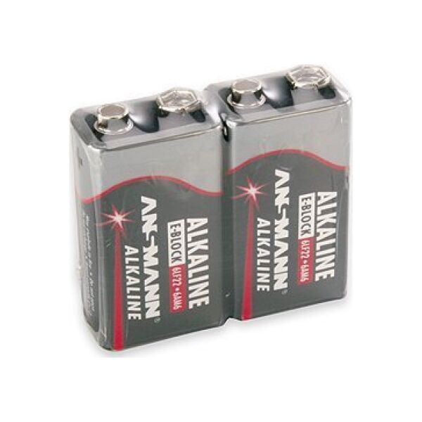 Ansmann 1x2 Ansmann Alkaline 9V-Block red-line