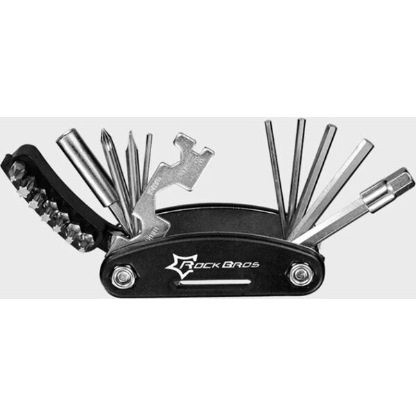 RockBros Wielofunkcyjne narzędzie do naprawy roweru / Zestaw kluczy Rockbros GJ8002 (czarny)