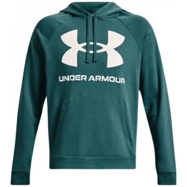 Under Armour Bluza męska Under Armour Rival Fleece Big Logo HD zielona 1357093 722 M