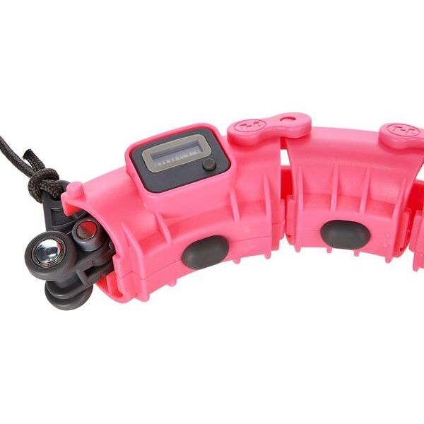 FH03 PINK HULA HOP Z OBCIĄŻNIKIEM I LICZNIKIEM STOCK