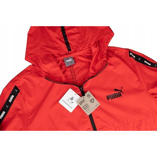 Kurtka męska Puma ESS+TAPE Windbreaker czerwona r. M