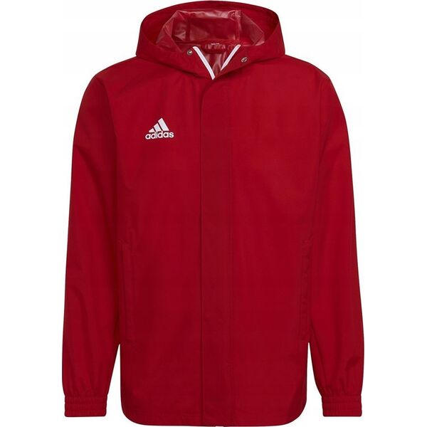 Kurtka męska Adidas Entrada 22 All Weather czerwona r. L