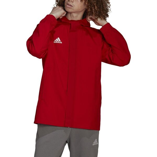 Kurtka męska Adidas Entrada 22 All Weather czerwona r. M
