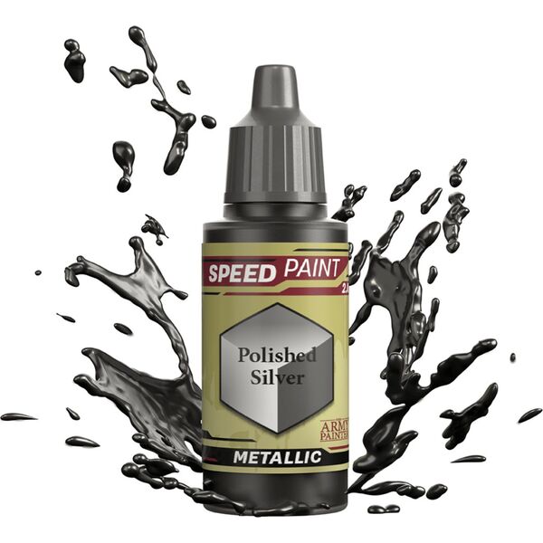 Army Painter FARBKA ARMY PAINTER SPEEDPAINT METALLIC 2.0: POLISHED SILVER