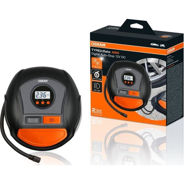 Kompresor samochodowy Osram TYREinflate 450 OTI450 12 V 120 W