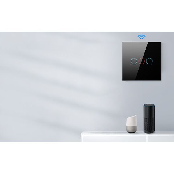Avatto Dotykowy Włącznik Światła ZigBee Avatto ZTS02-EU-W1 Pojedynczy TUYA (biały)