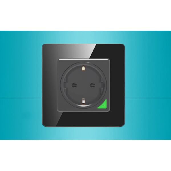 Avatto Inteligentne gniazdo ścienne WiFi Avatto N-WOT10-EU-B TUYA (czarne)