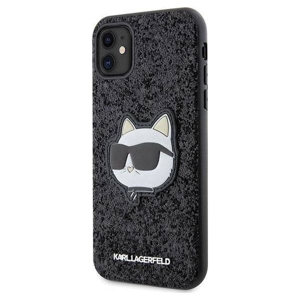 Karl Lagerfeld Etui Karl Lagerfeld KLHCN61G2CPK Apple iPhone 11/XR czarny/black hardcase Glitter Choupette Patch