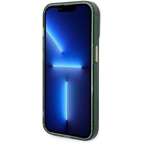 Guess Guess GUHMP14XHTCMA iPhone 14 Pro Max 6,7" zielony/khaki hard case Gold Outline Translucent MagSafe