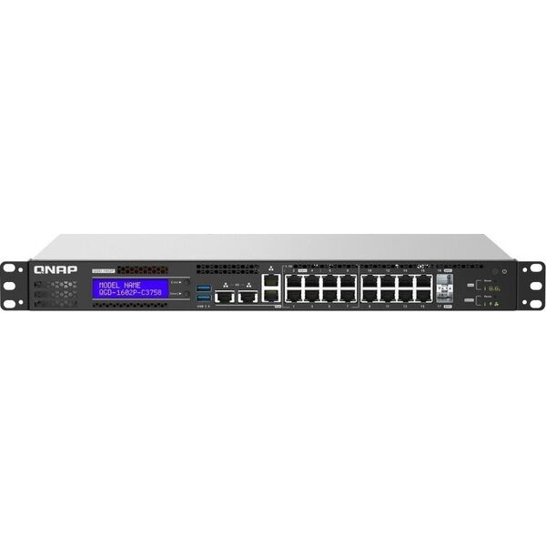 Switch Qnap Przełšcznik zarzšdzalny QGD-1602P-C3558-8G-EU L2 PoE C3558