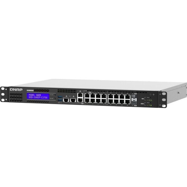 Switch Qnap Przełšcznik zarzšdzalny QGD-1602P-C3558-8G-EU L2 PoE C3558