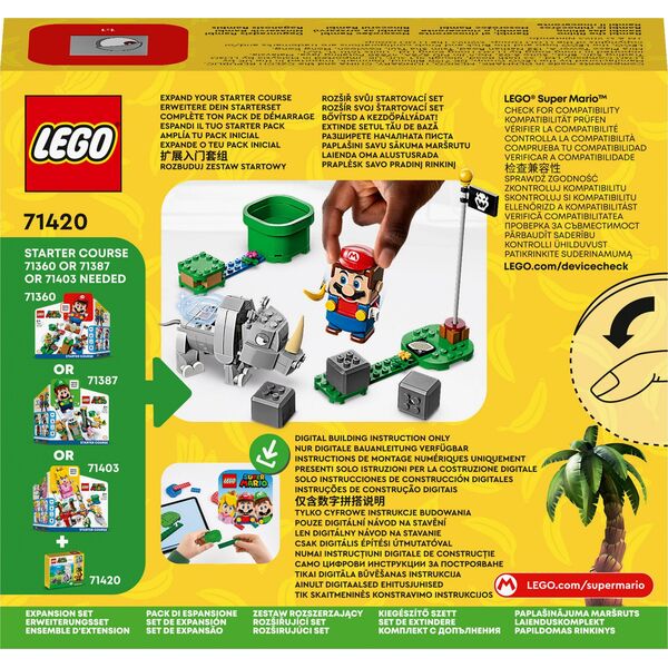 LEGO Super Mario Nosorożec Rambi — zestaw rozszerzający (71420)