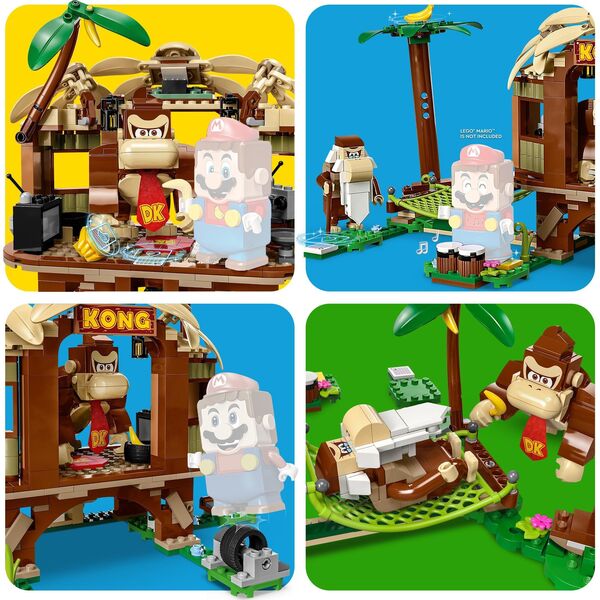 LEGO Super Mario Domek na drzewie Donkey Konga — zestaw rozszerzający (71424)