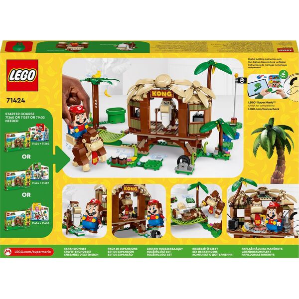 LEGO Super Mario Domek na drzewie Donkey Konga — zestaw rozszerzający (71424)