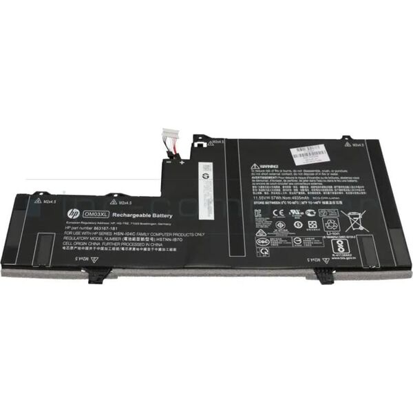 Bateria HP 3C 57W4.935A LI OM03057XL-PL
