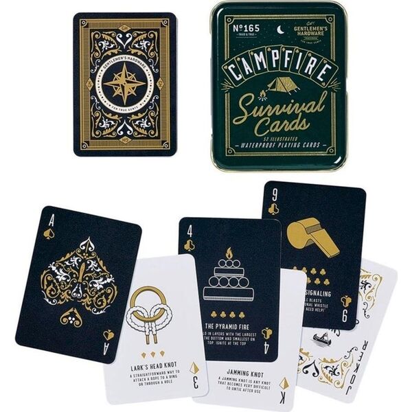 Gentlemens Hardware Gra kempingowa Survival cards w puszce