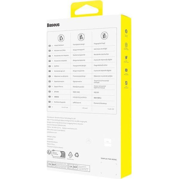Baseus Etui na telefon IP13 PRO Baseus OS-Lucent Series (Przezroczysty)