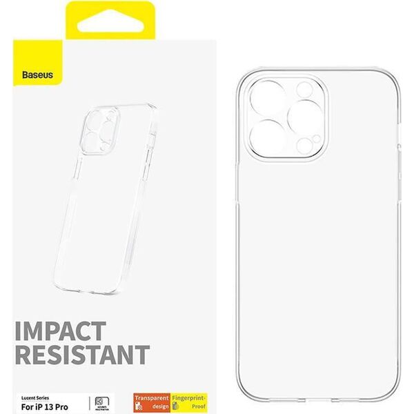 Baseus Etui na telefon IP13 PRO Baseus OS-Lucent Series (Przezroczysty)