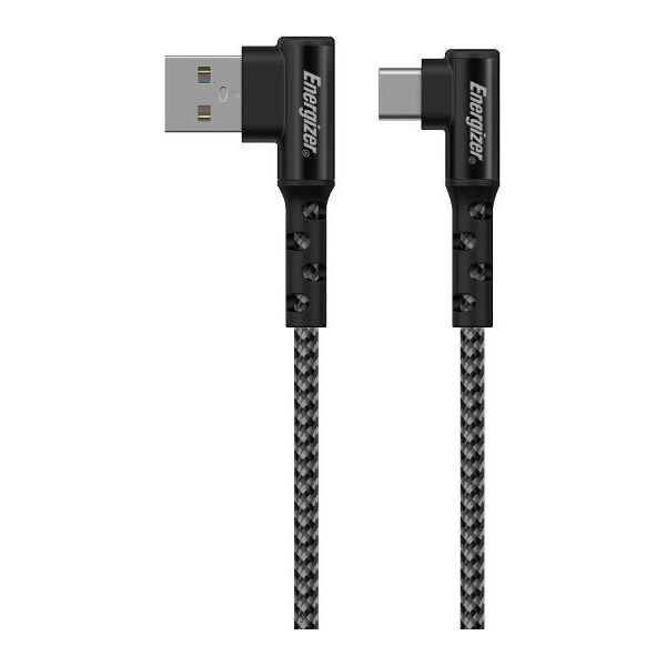 Kabel USB Energizer USB-A - USB-C 2 m Czarny (C710CKBK)