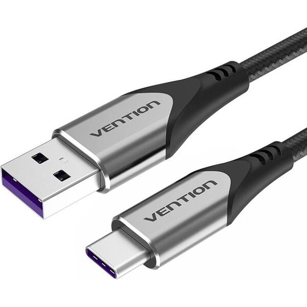 Kabel USB Vention USB-A - USB-C 1.5 m Szary (COFHG)