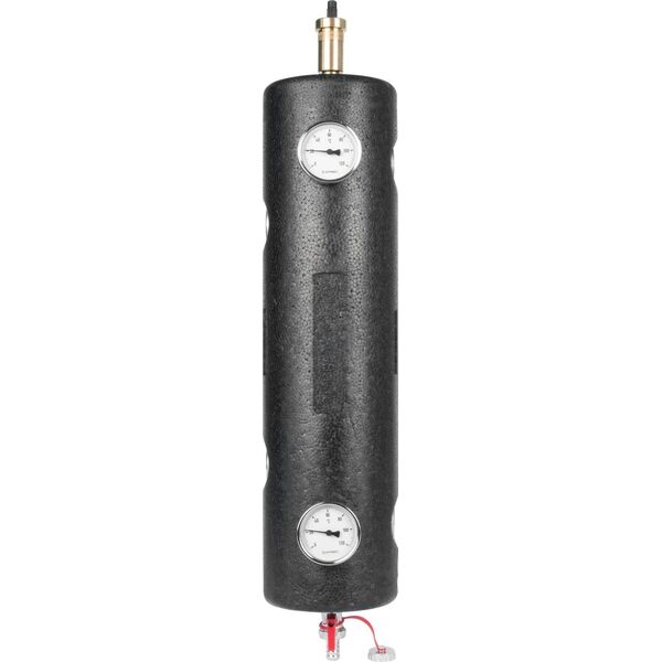 Afriso Sprzęgło hydrauliczne ocieplone BLH 850 z rozdzielaczem, 70 kW, 6x GW G1", 2x GW G1/2", odpowietrznik automatyczny, zawór spustowy AFRISO 9085010