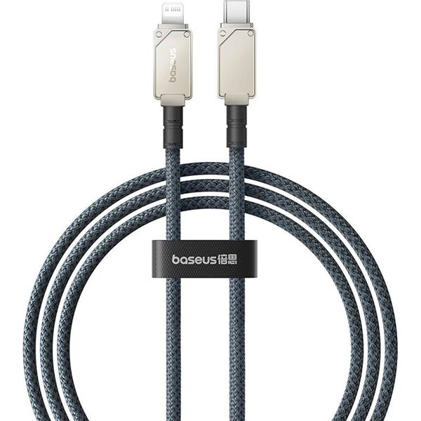 Kabel USB Baseus USB-C - Lightning 1 m Granatowy (P10355803221-00)