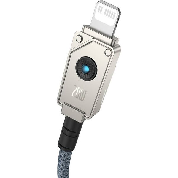 Kabel USB Baseus USB-C - Lightning 1 m Granatowy (P10355803221-00)