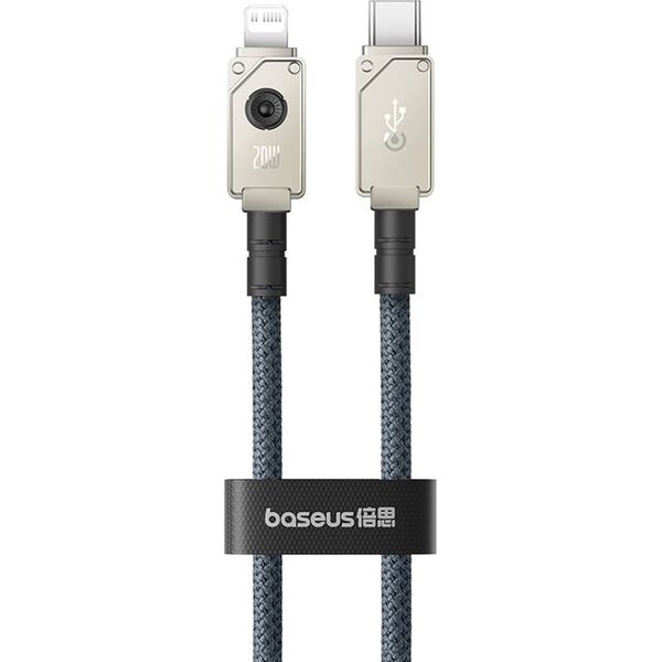 Kabel USB Baseus USB-C - Lightning 1 m Granatowy (P10355803221-00)