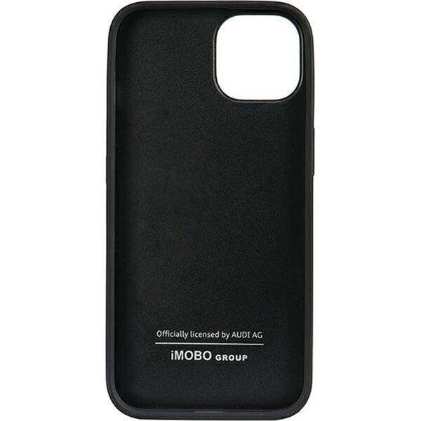 Audi Audi Genuine Leather iPhone 12/12 Pro 6.1" czarny/black hardcase AU-TPUPCIP12P-Q8/D1-BK