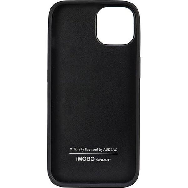 Audi Audi Genuine Leather iPhone 14 6.1" czarny/black hardcase AU-TPUPCIP14-Q8/D1-BK