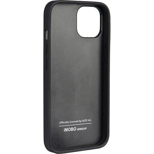 Audi Audi Genuine Leather iPhone 14 6.1" czarny/black hardcase AU-TPUPCIP14-Q8/D1-BK