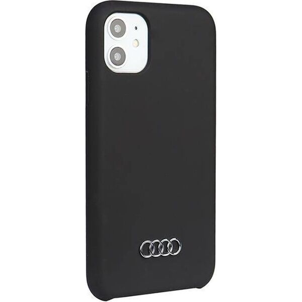 Audi Audi Silicone Case iPhone 11 / Xr 6.1" czarny/black hardcase AU-LSRIP11-Q3/D1-BK