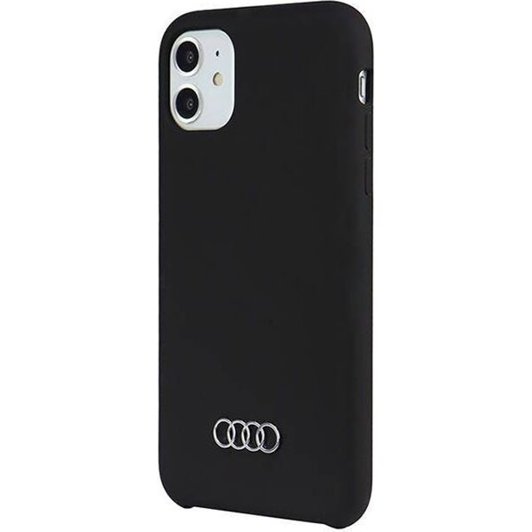 Audi Audi Silicone Case iPhone 12/12 Pro 6.1" czarny/black hardcase AU-LSRIP12P-Q3/D1-BK