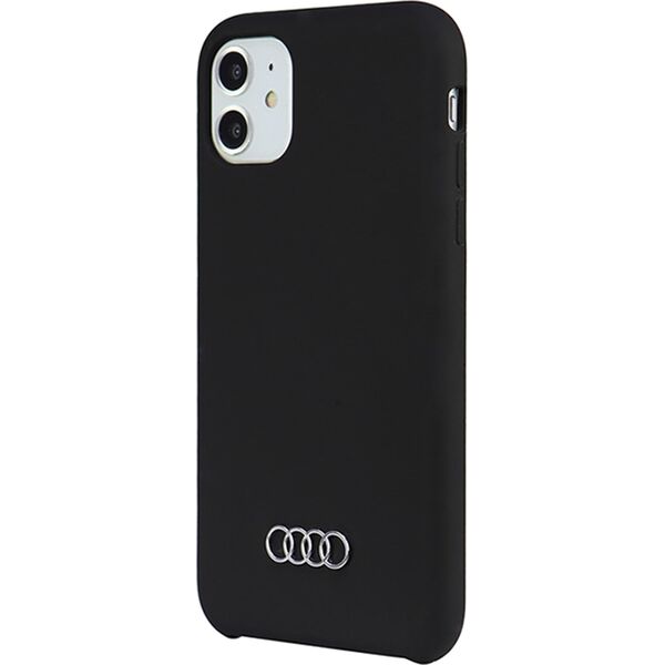 Audi Audi Silicone Case iPhone 12/12 Pro 6.1" czarny/black hardcase AU-LSRIP12P-Q3/D1-BK
