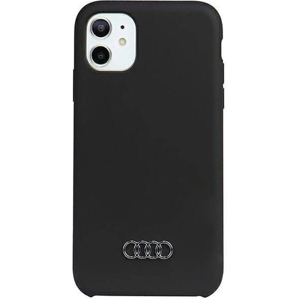 Audi Audi Silicone Case iPhone 12/12 Pro 6.1" czarny/black hardcase AU-LSRIP12P-Q3/D1-BK