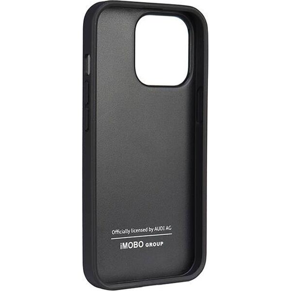 Audi Audi Synthetic Leather iPhone 13 Pro / 13 6.1" czarny/black hardcase AU-TPUPCIP13P-TT/D1-BK