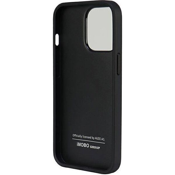 Audi Audi Synthetic Leather iPhone 13 Pro / 13 6.1" czarny/black hardcase AU-TPUPCIP13P-TT/D1-BK