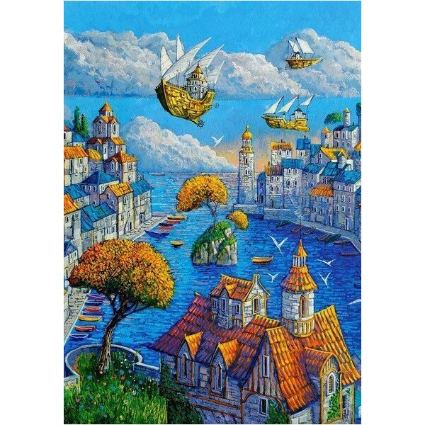 Castorland Puzzle 500 element?w The Port Art Collection