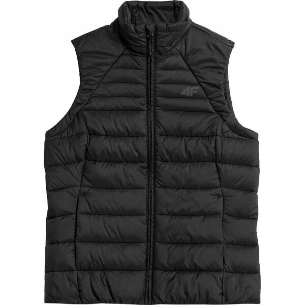 4f Kamizelka damska puchowa 4F F091 głęboka czerń 4FSS23TDJAF091 20S XL