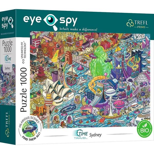 Trefl Puzzle 1000 element?w UFT EYE-SPY Time Travel Sydney Australia