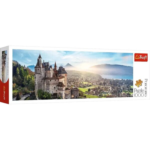 Trefl Puzzle 1000 element?w Panorama Zamek Menthon Francja